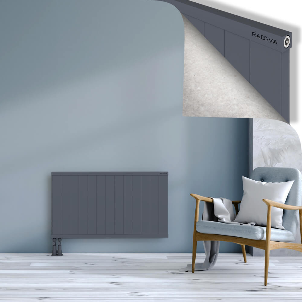 Rio Dekoratif Alüminyum Radyatör 600x1304 Antrasit - 4