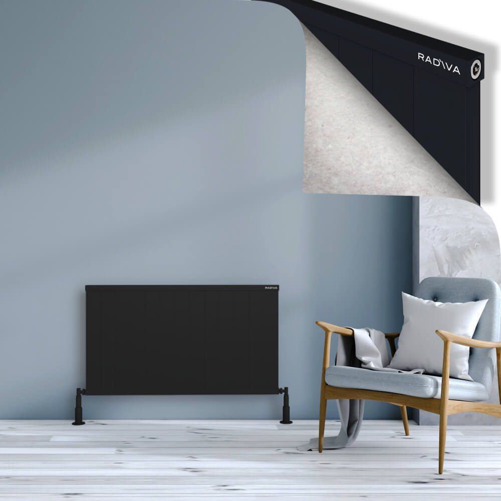 Rio Dekoratif Alüminyum Radyatör 600x1304 Siyah - 1