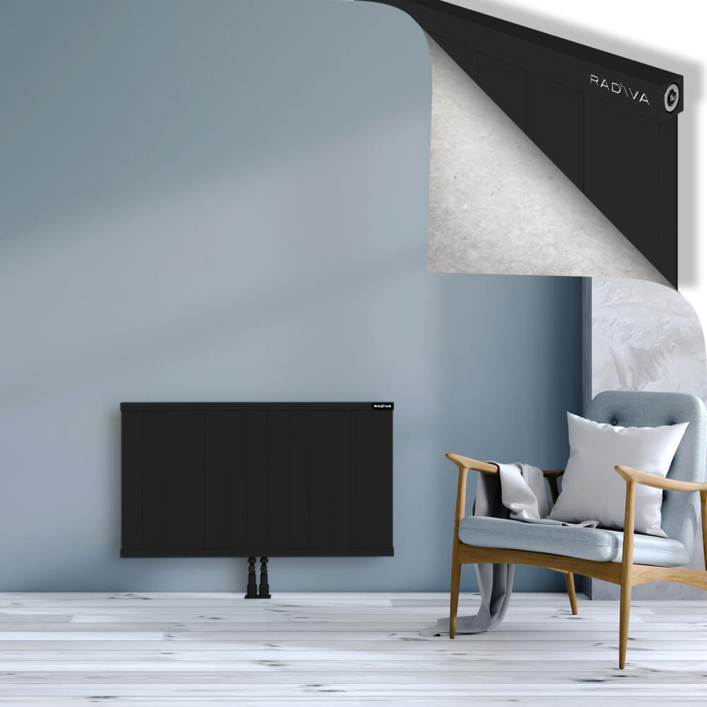Rio Dekoratif Alüminyum Radyatör 600x1304 Siyah - 2