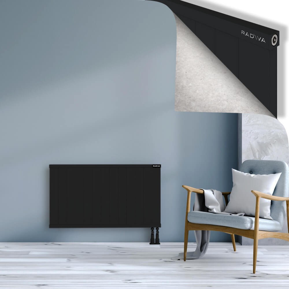 Rio Dekoratif Alüminyum Radyatör 600x1304 Siyah - 3