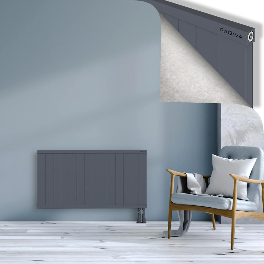 Rio Dekoratif Alüminyum Radyatör 600x1404 Antrasit - 3