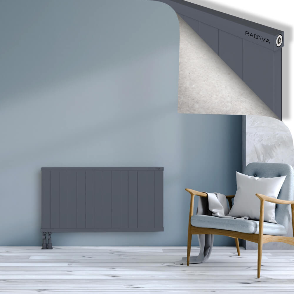 Rio Dekoratif Alüminyum Radyatör 600x1404 Antrasit - 4