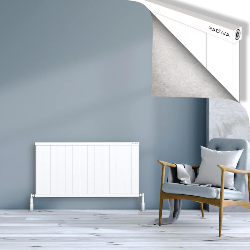 Rio Dekoratif Alüminyum Radyatör 600x1404 Beyaz 
