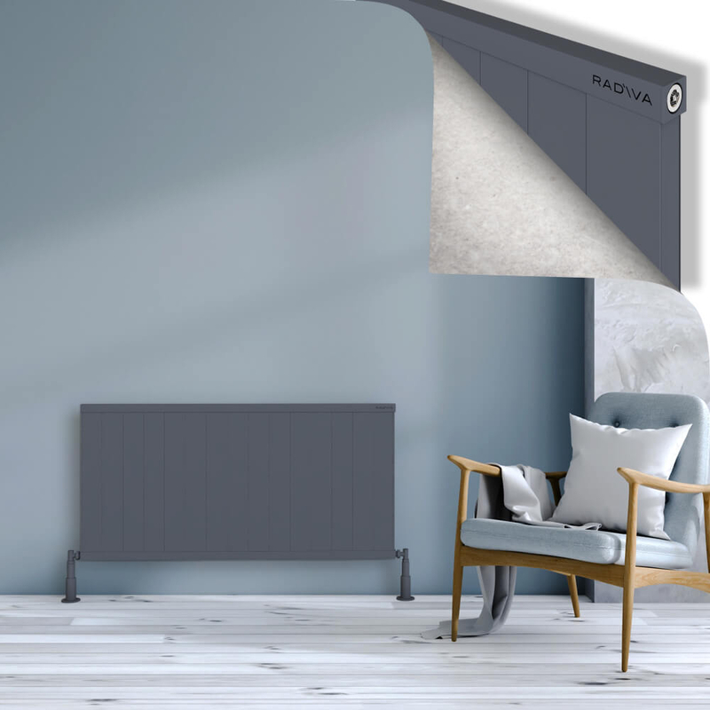 Rio Dekoratif Alüminyum Radyatör 600x1504 Antrasit