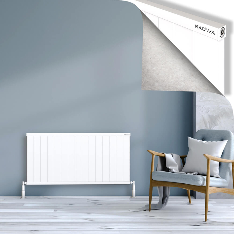 Rio Dekoratif Alüminyum Radyatör 600x1504 Beyaz 