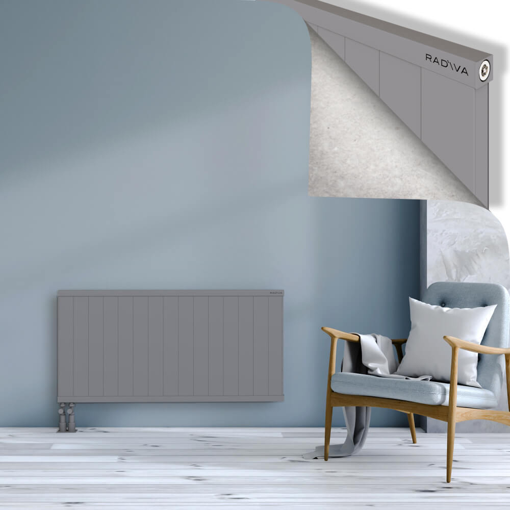 Rio Dekoratif Alüminyum Radyatör 600x1504 Gri - 4