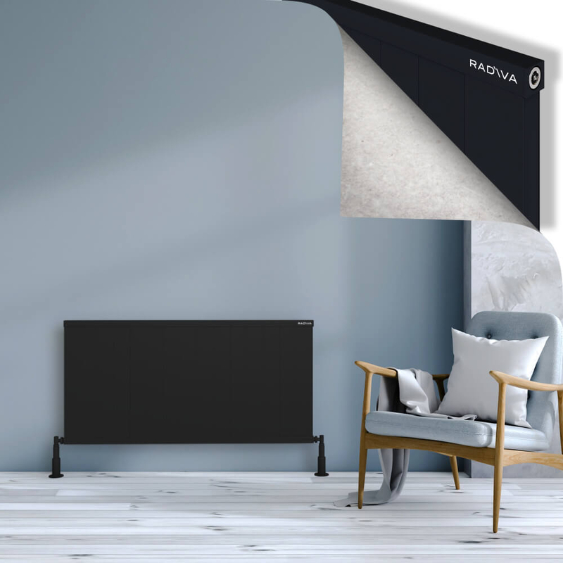 Rio Dekoratif Alüminyum Radyatör 600x1504 Siyah 