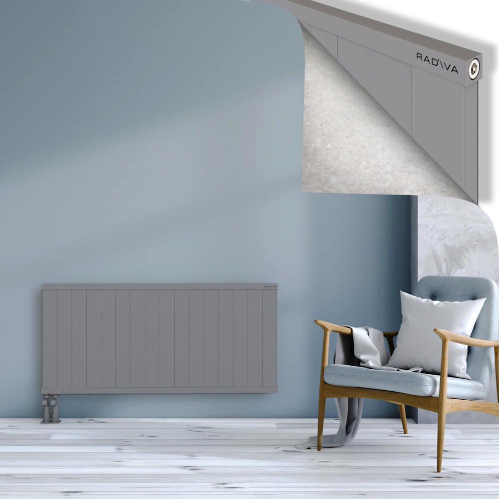 Rio Dekoratif Alüminyum Radyatör 600x1604 Gri - 4
