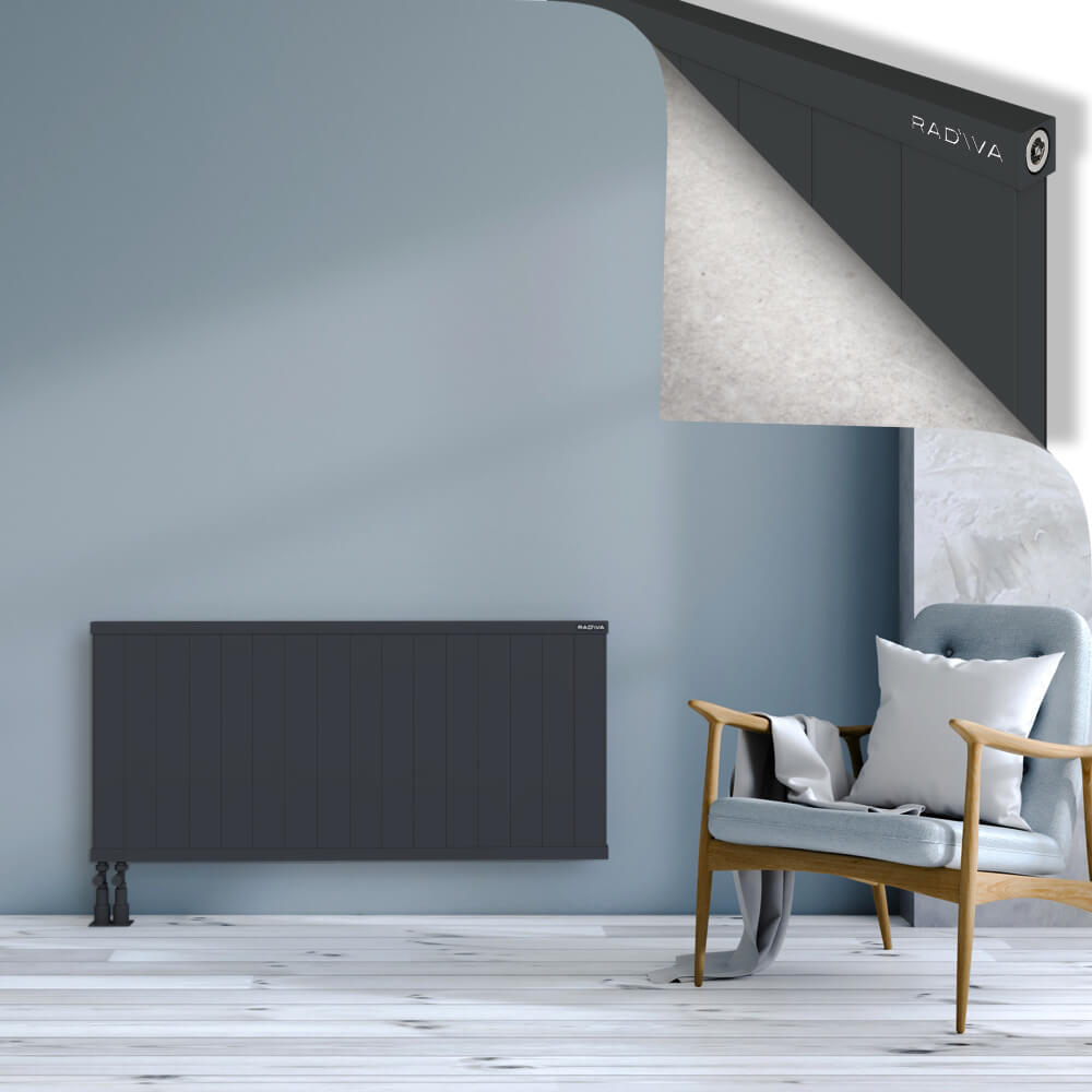 Rio Dekoratif Alüminyum Radyatör 600x1604 Koyu Antrasit - 4