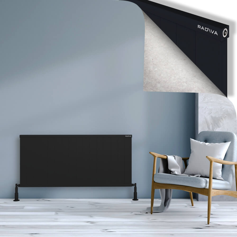 Rio Dekoratif Alüminyum Radyatör 600x1604 Siyah - 1