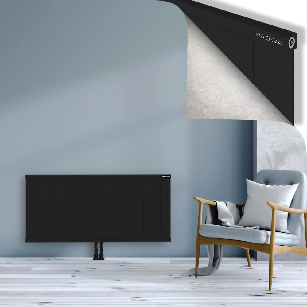 Rio Dekoratif Alüminyum Radyatör 600x1604 Siyah - 2