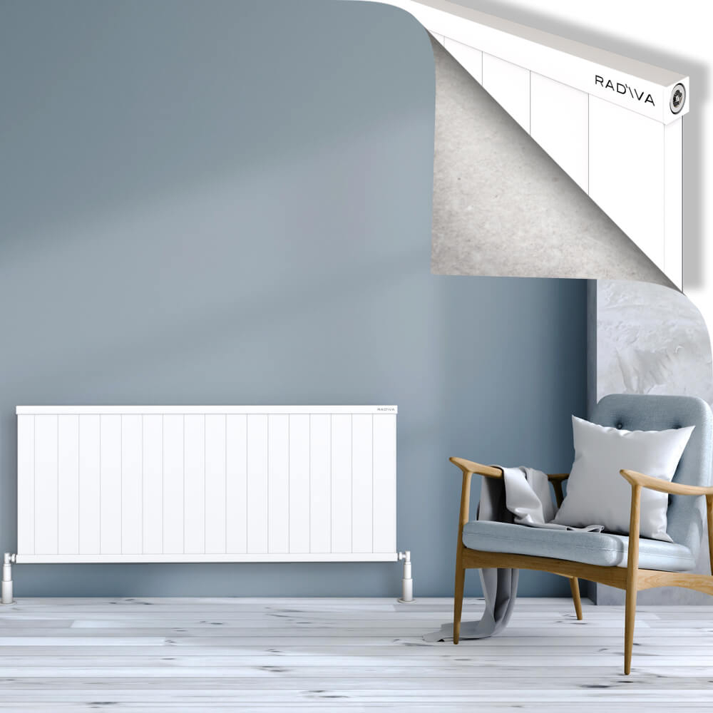 Rio Dekoratif Alüminyum Radyatör 600x1804 Beyaz - 1