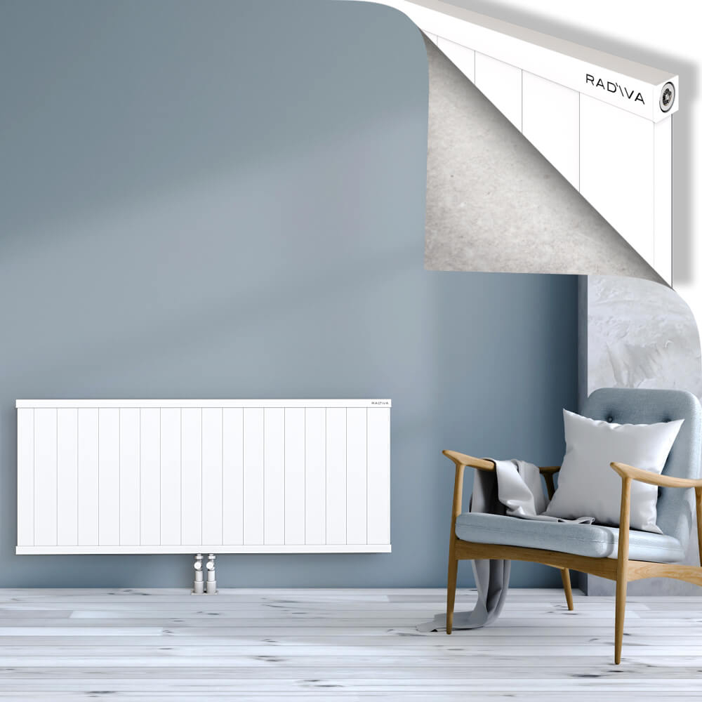 Rio Dekoratif Alüminyum Radyatör 600x1804 Beyaz - 2