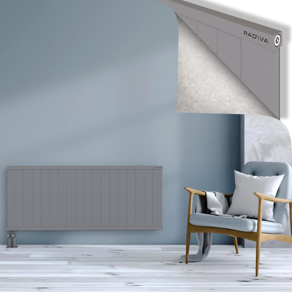 Rio Dekoratif Alüminyum Radyatör 600x1804 Gri - 4