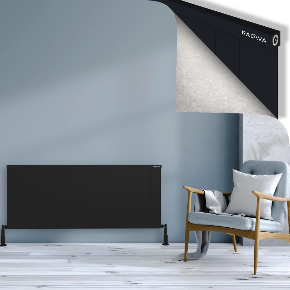 Rio Dekoratif Alüminyum Radyatör 600x1804 Siyah - 1