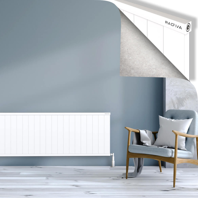Rio Dekoratif Alüminyum Radyatör 600x2604 Beyaz 
