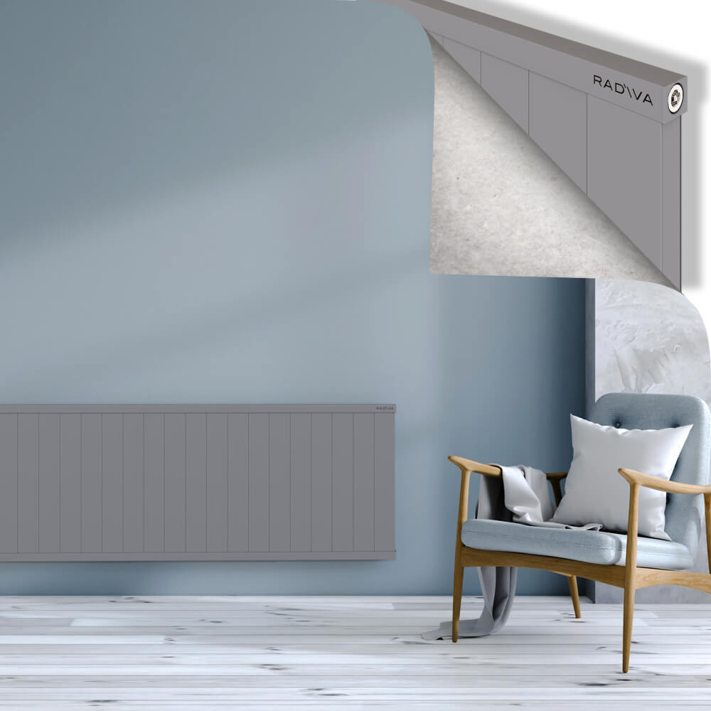 Rio Dekoratif Alüminyum Radyatör 600x2704 Gri - 4