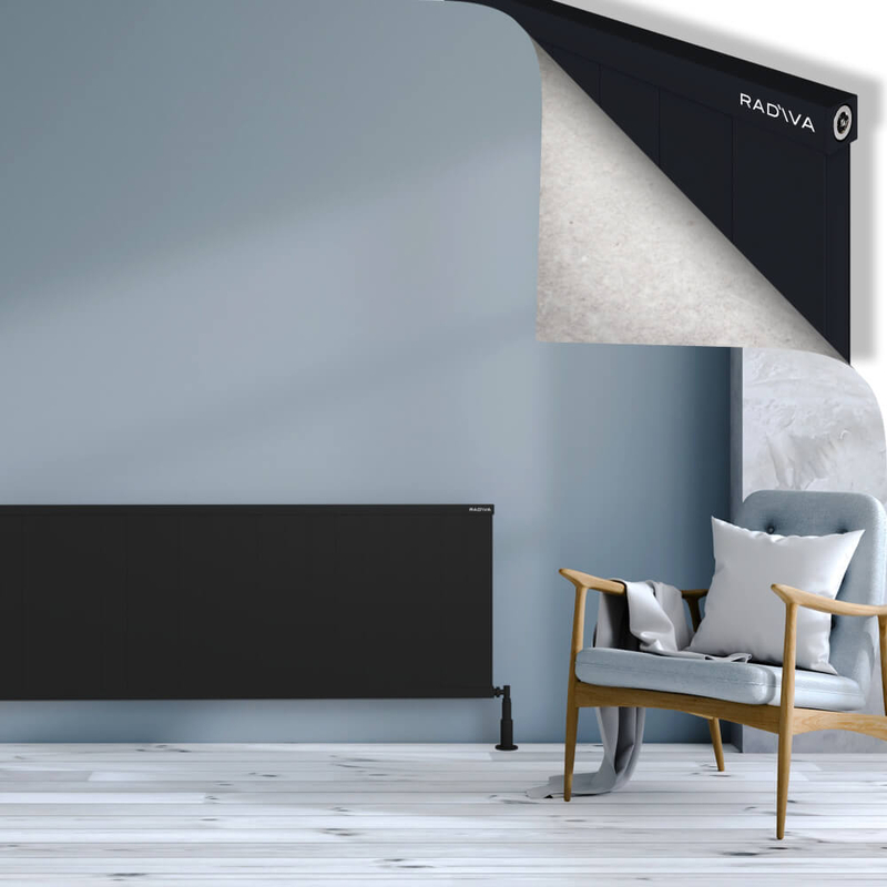 Rio Dekoratif Alüminyum Radyatör 600x2904 Siyah 