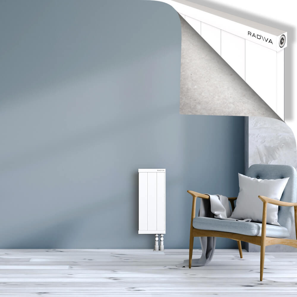 Rio Dekoratif Alüminyum Radyatör 600x304 Beyaz - 3