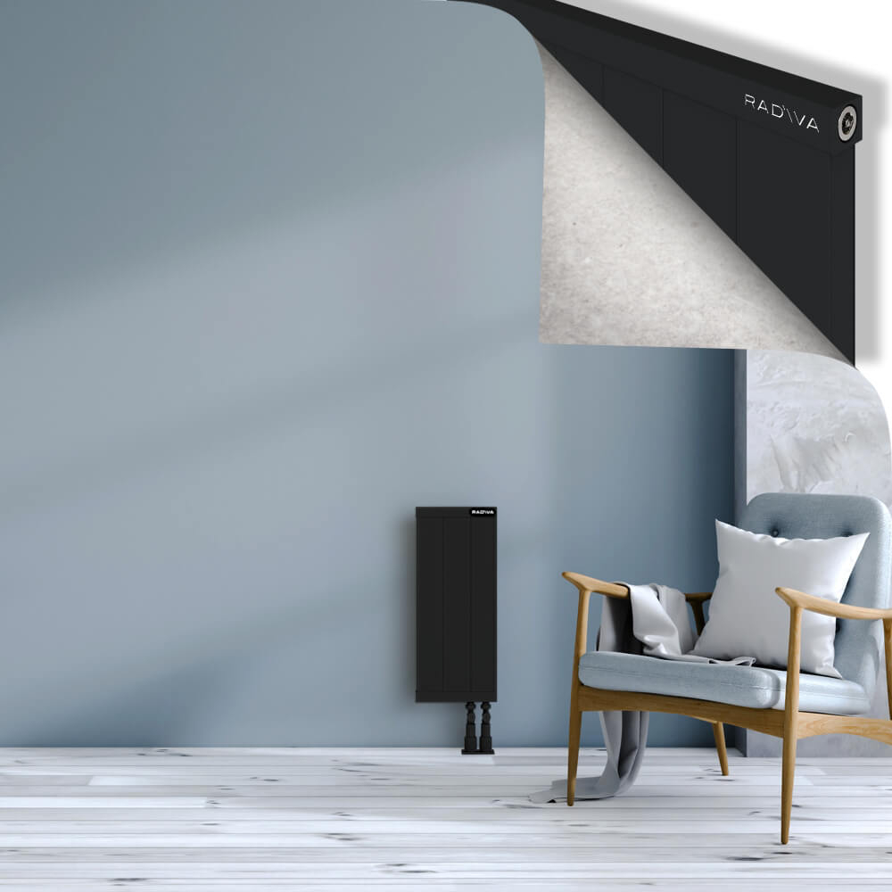 Rio Dekoratif Alüminyum Radyatör 600x304 Siyah - 3