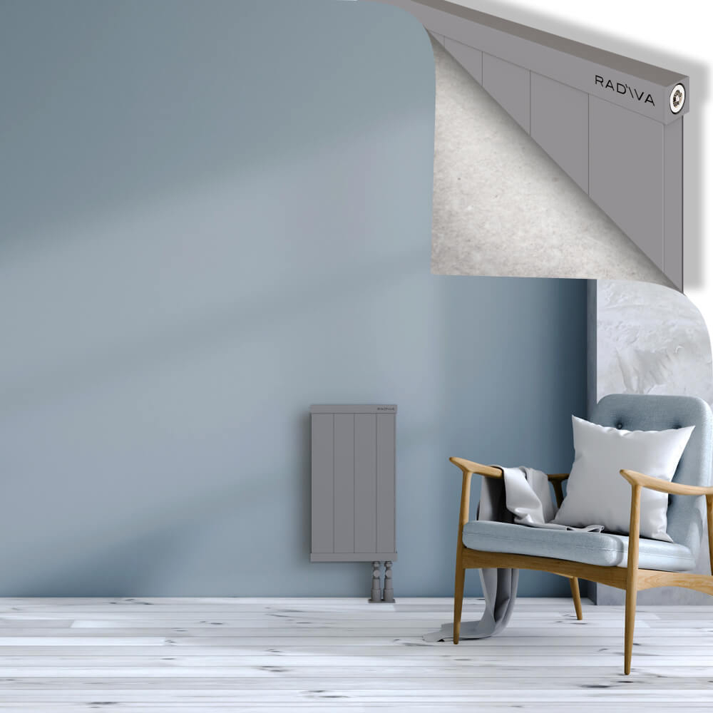 Rio Dekoratif Alüminyum Radyatör 600x404 Gri - 3