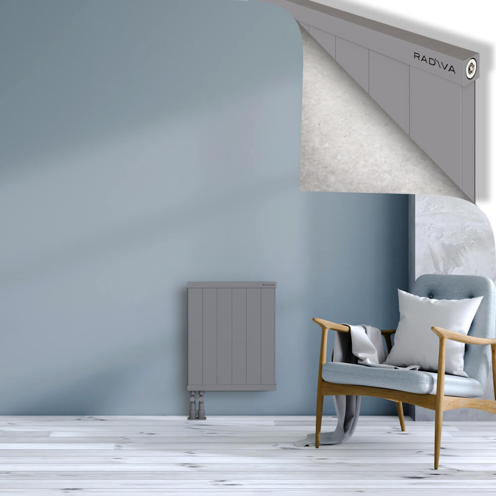 Rio Dekoratif Alüminyum Radyatör 600x604 Gri - 4