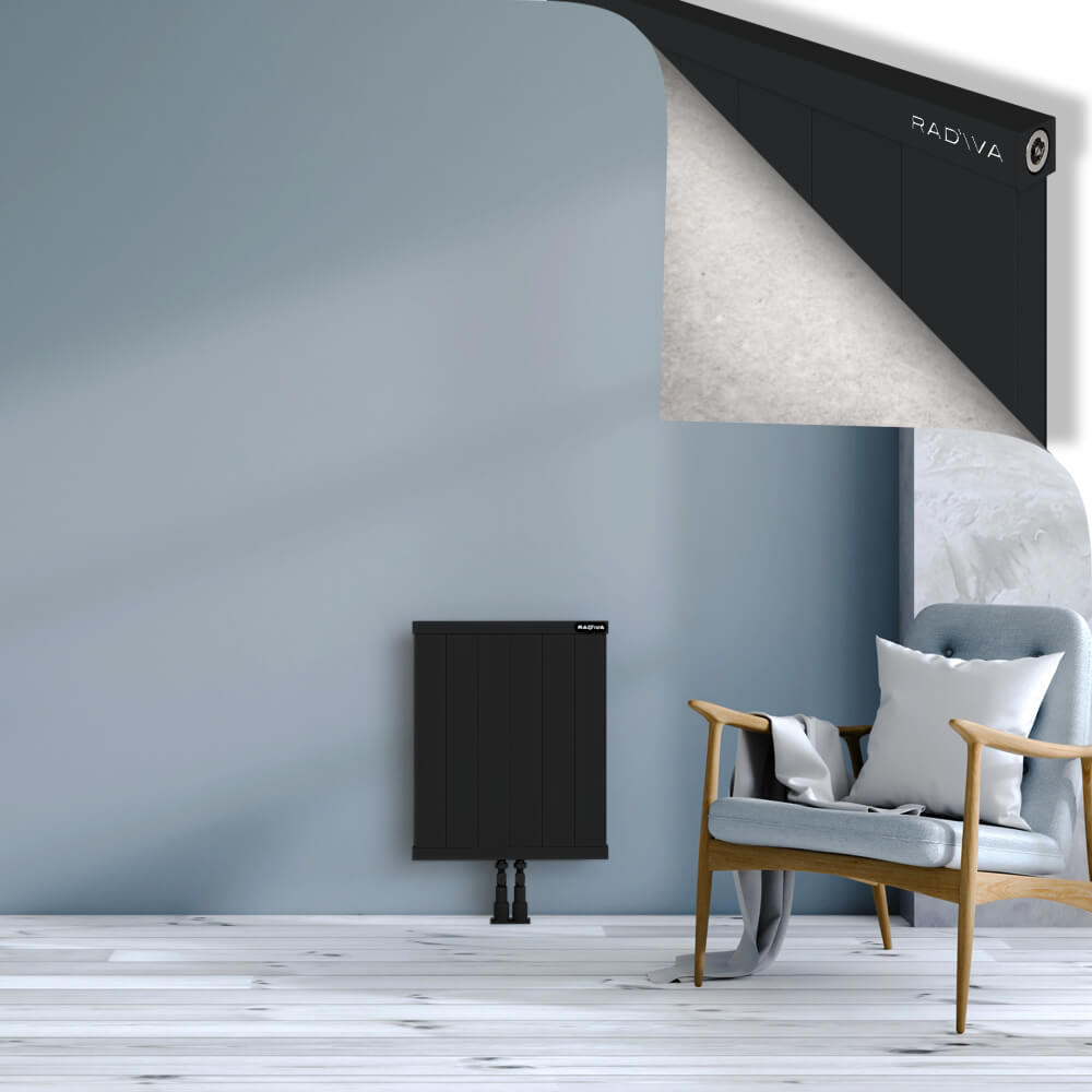 Rio Dekoratif Alüminyum Radyatör 600x604 Siyah - 2