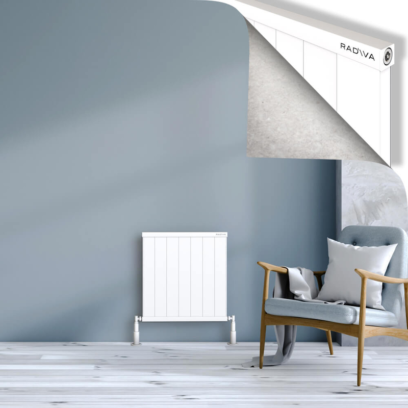 Rio Dekoratif Alüminyum Radyatör 600x704 Beyaz