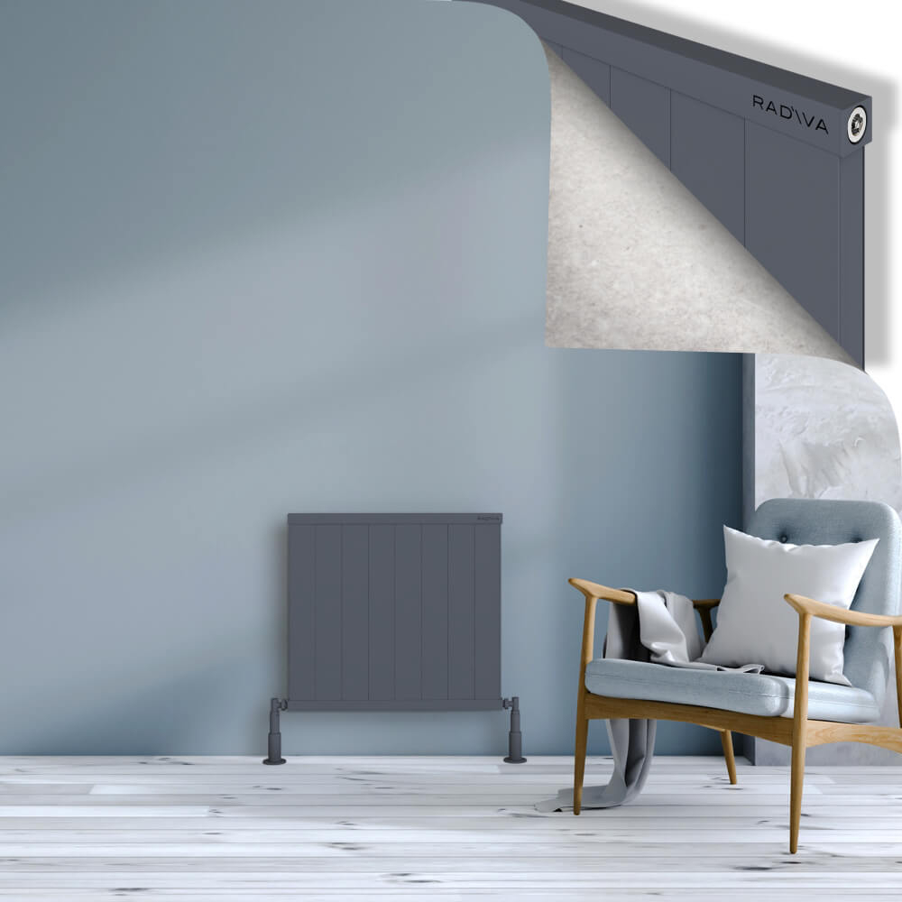 Rio Dekoratif Alüminyum Radyatör 600x804 Antrasit - 1