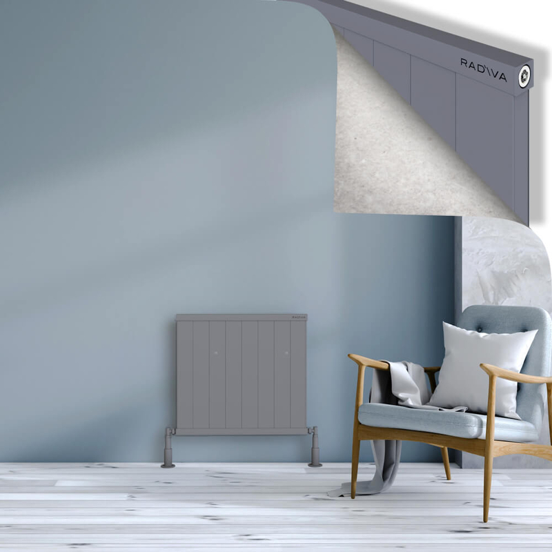 Rio Dekoratif Alüminyum Radyatör 600x804 Gri 