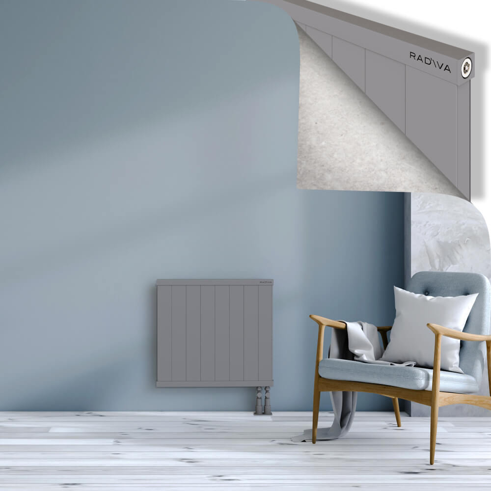 Rio Dekoratif Alüminyum Radyatör 600x804 Gri - 3