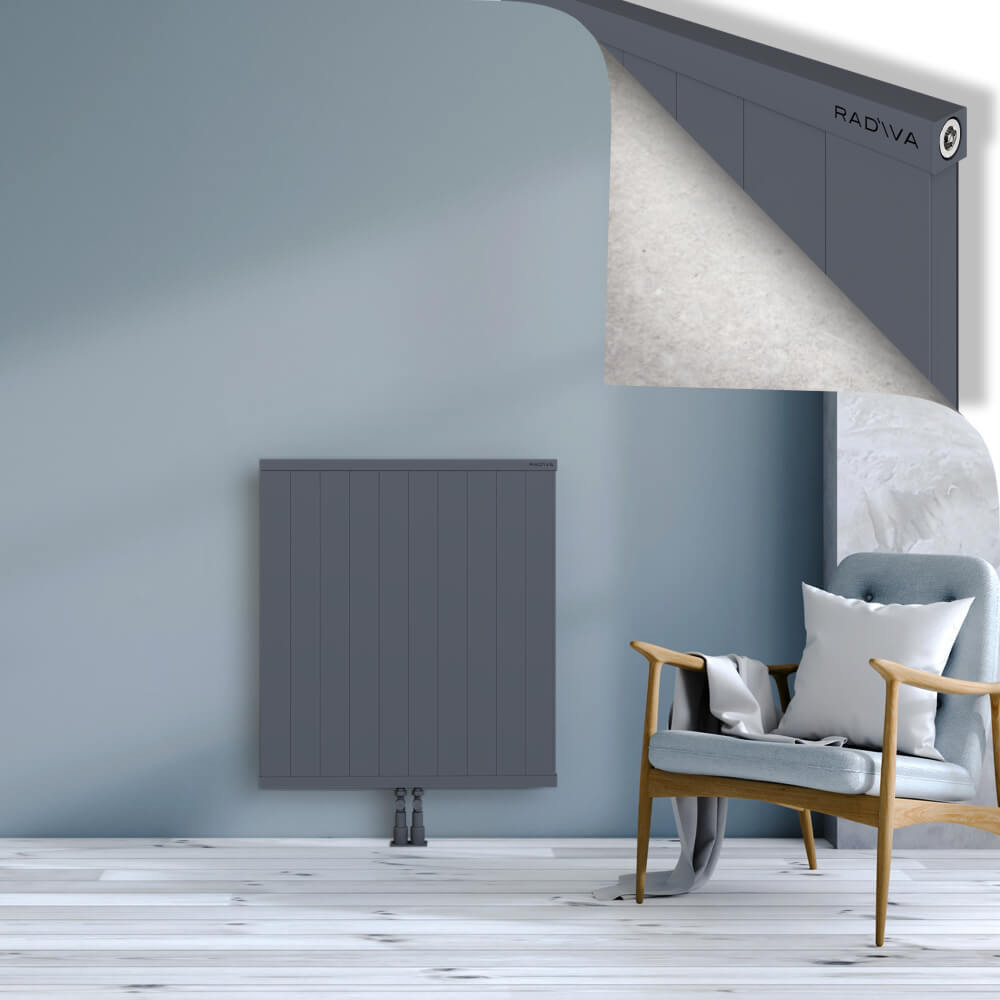 Rio Dekoratif Alüminyum Radyatör 900x1004 Antrasit - 2