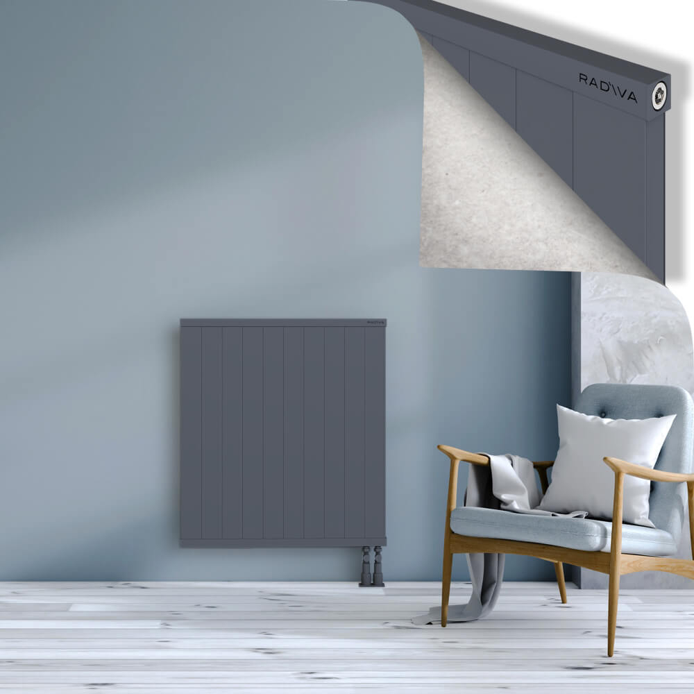 Rio Dekoratif Alüminyum Radyatör 900x1004 Antrasit - 3