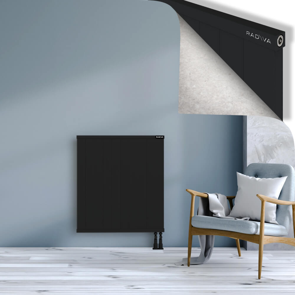 Rio Dekoratif Alüminyum Radyatör 900x1004 Siyah - 3