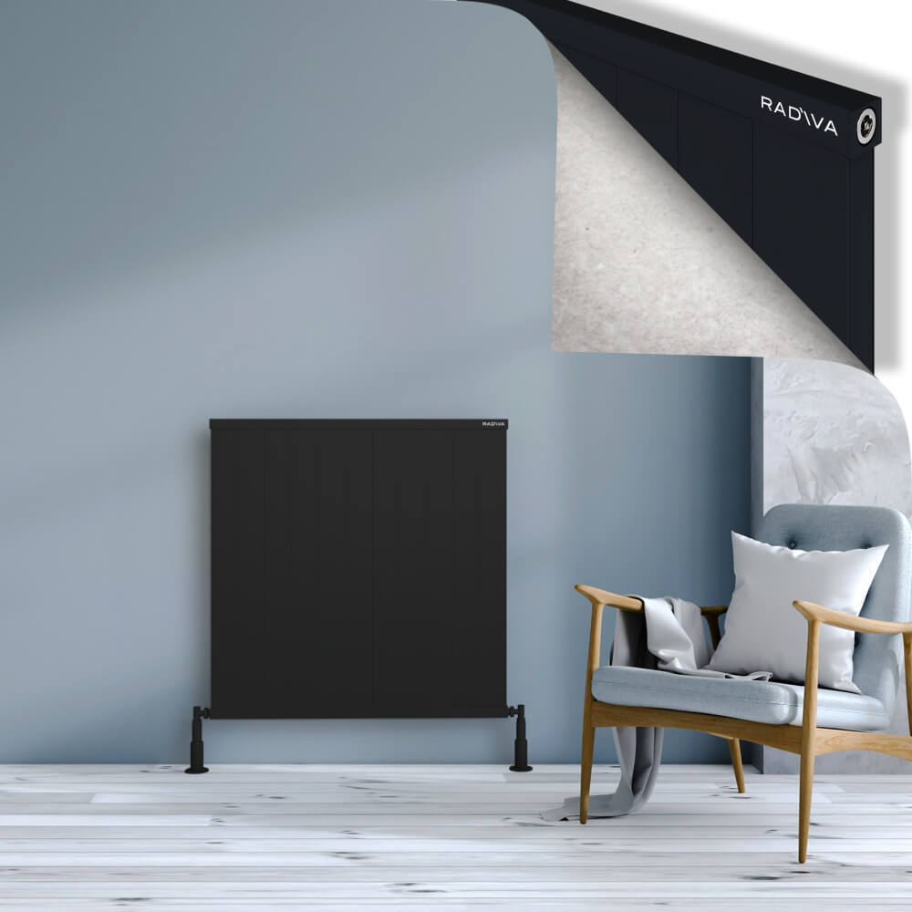 Rio Dekoratif Alüminyum Radyatör 900x1104 Siyah - 1