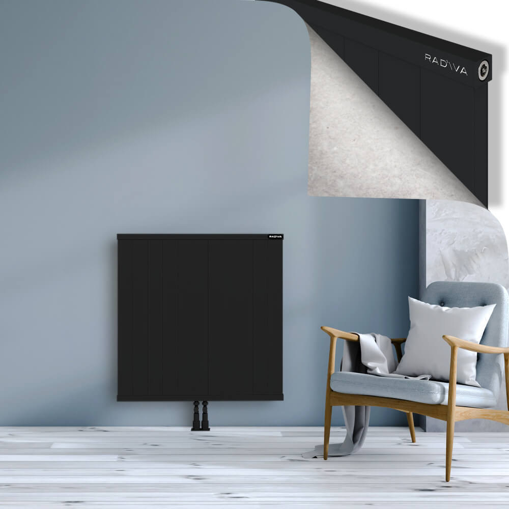 Rio Dekoratif Alüminyum Radyatör 900x1104 Siyah - 2