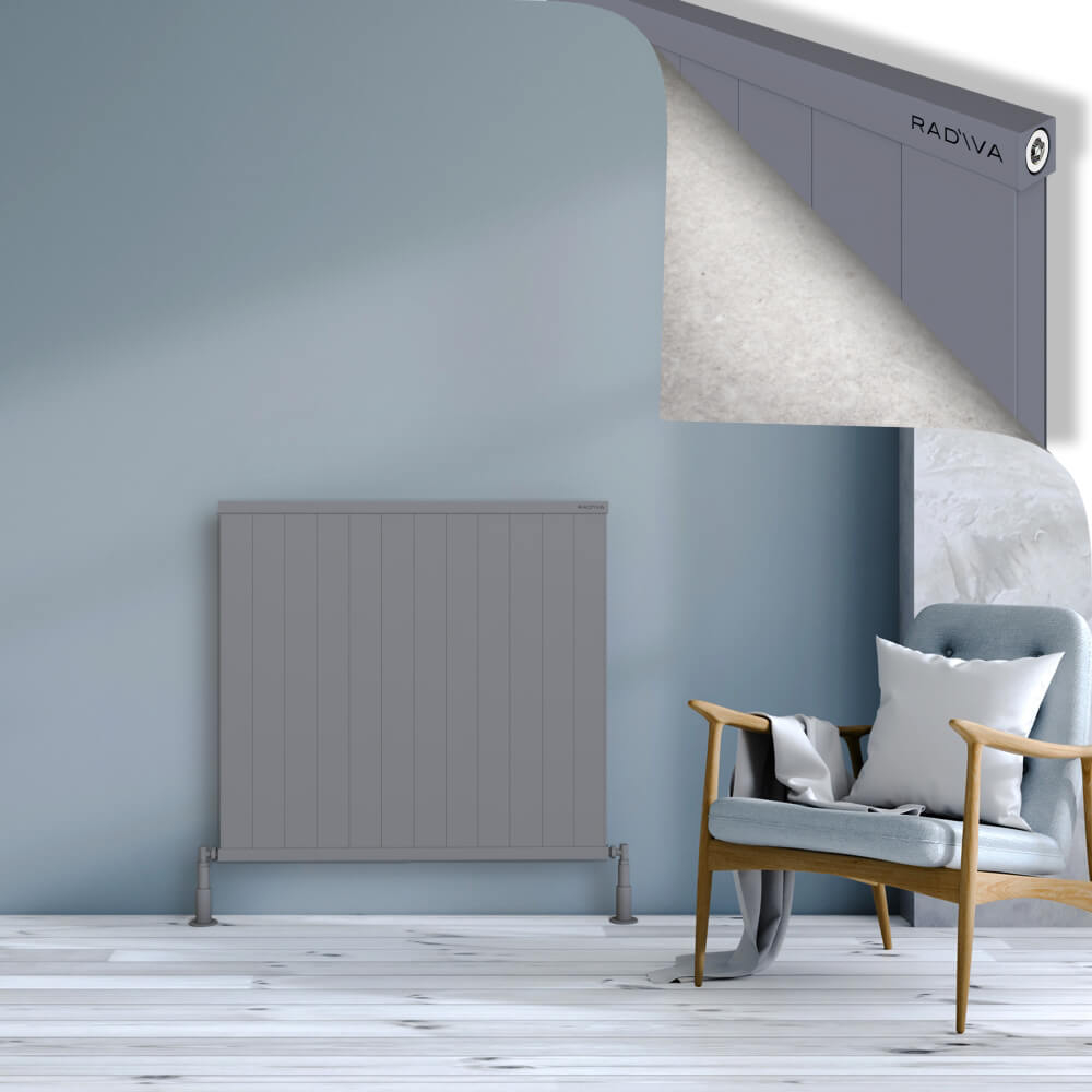 Rio Dekoratif Alüminyum Radyatör 900x1204 Gri - 1