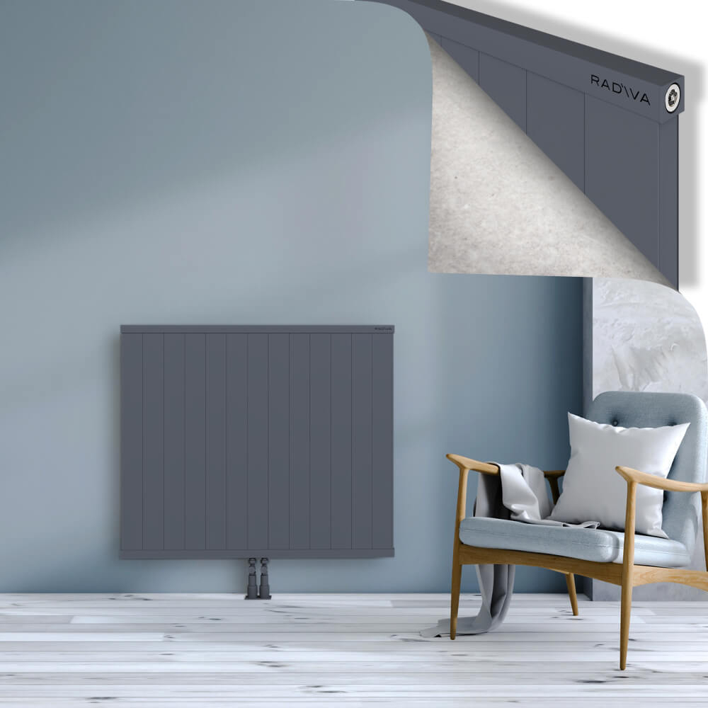 Rio Dekoratif Alüminyum Radyatör 900x1304 Antrasit - 2