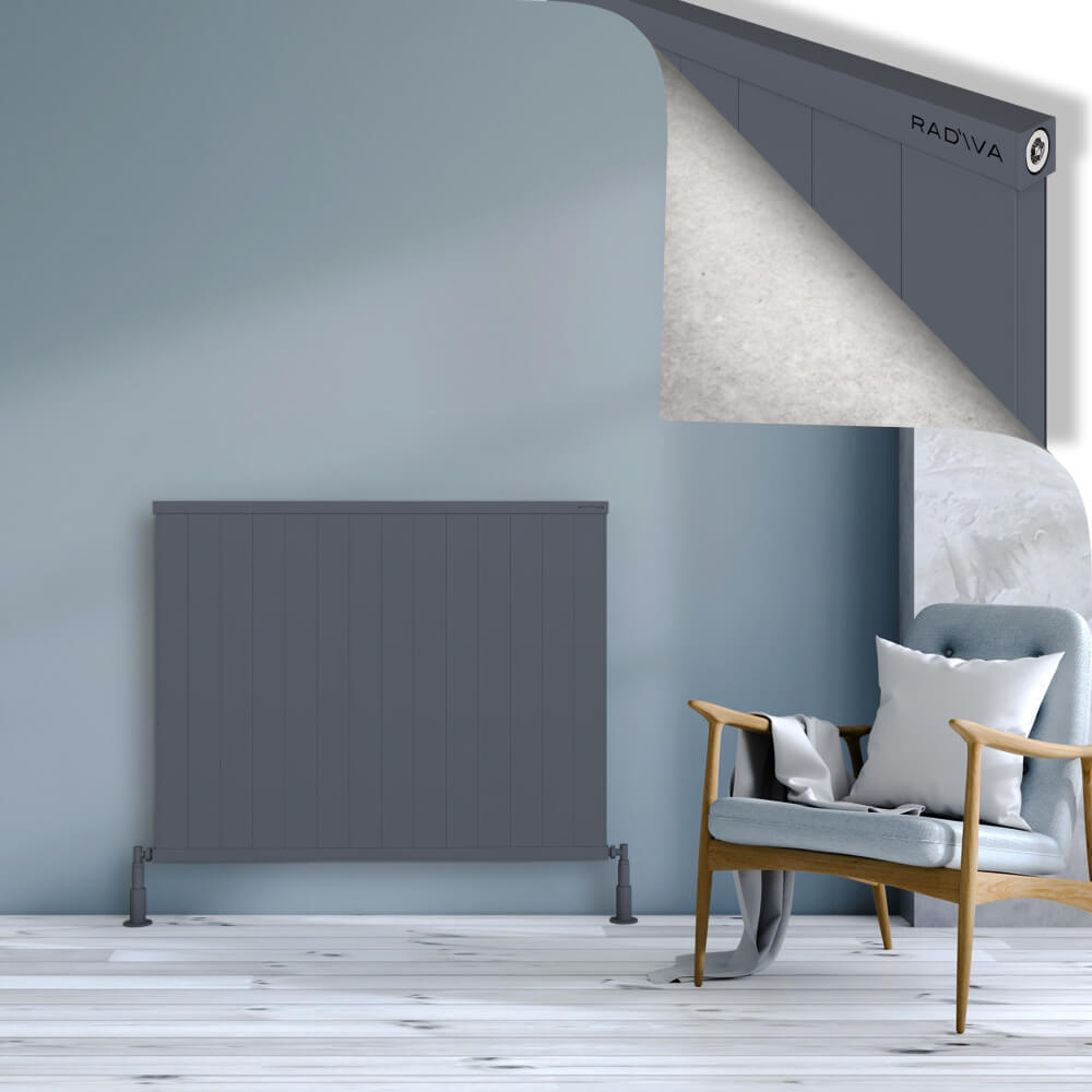 Rio Dekoratif Alüminyum Radyatör 900x1404 Antrasit - 1
