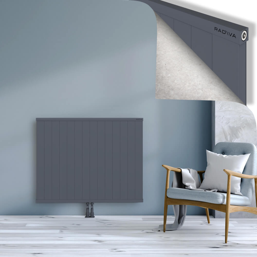 Rio Dekoratif Alüminyum Radyatör 900x1404 Antrasit - 2