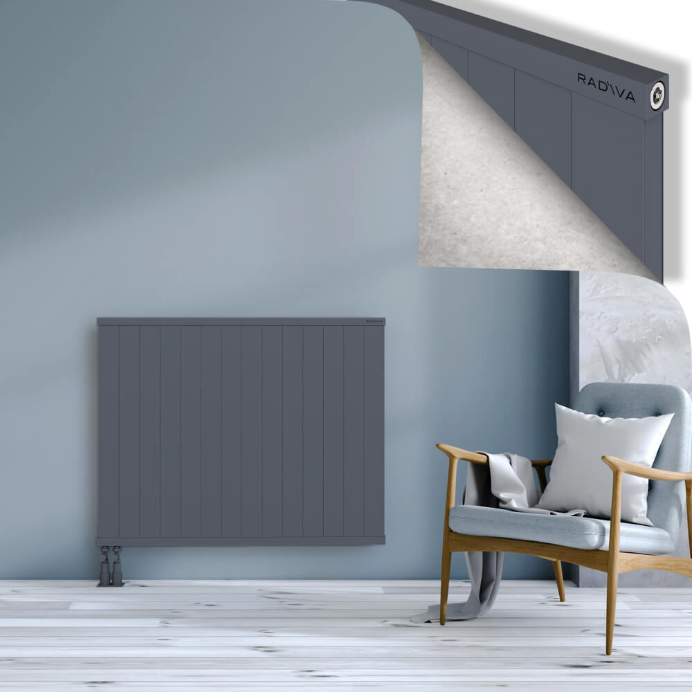 Rio Dekoratif Alüminyum Radyatör 900x1404 Antrasit - 4