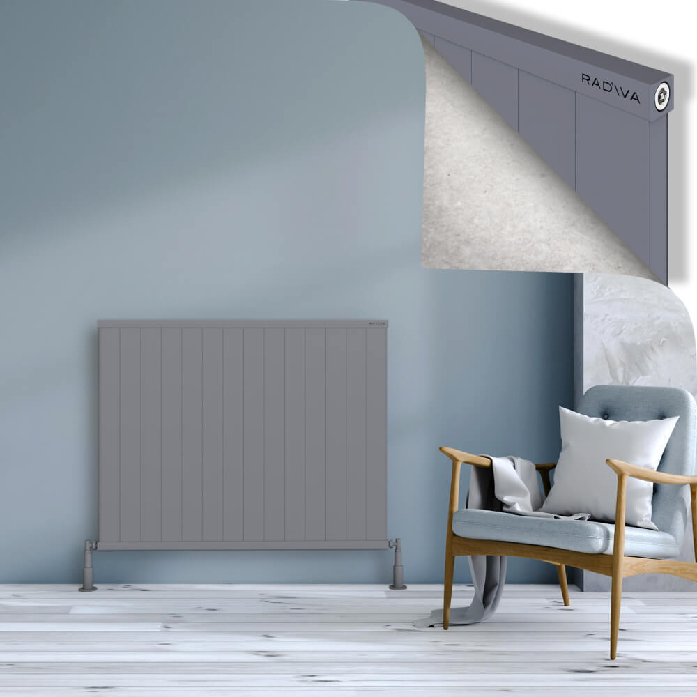 Rio Dekoratif Alüminyum Radyatör 900x1404 Gri - 1