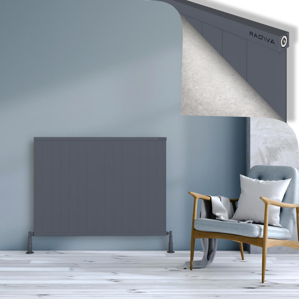 Rio Dekoratif Alüminyum Radyatör 900x1504 Antrasit - 1