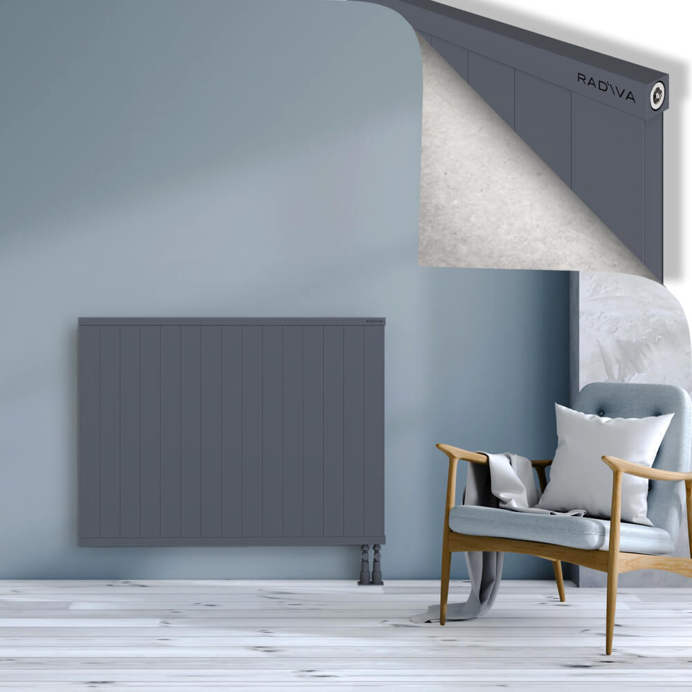 Rio Dekoratif Alüminyum Radyatör 900x1504 Antrasit - 3