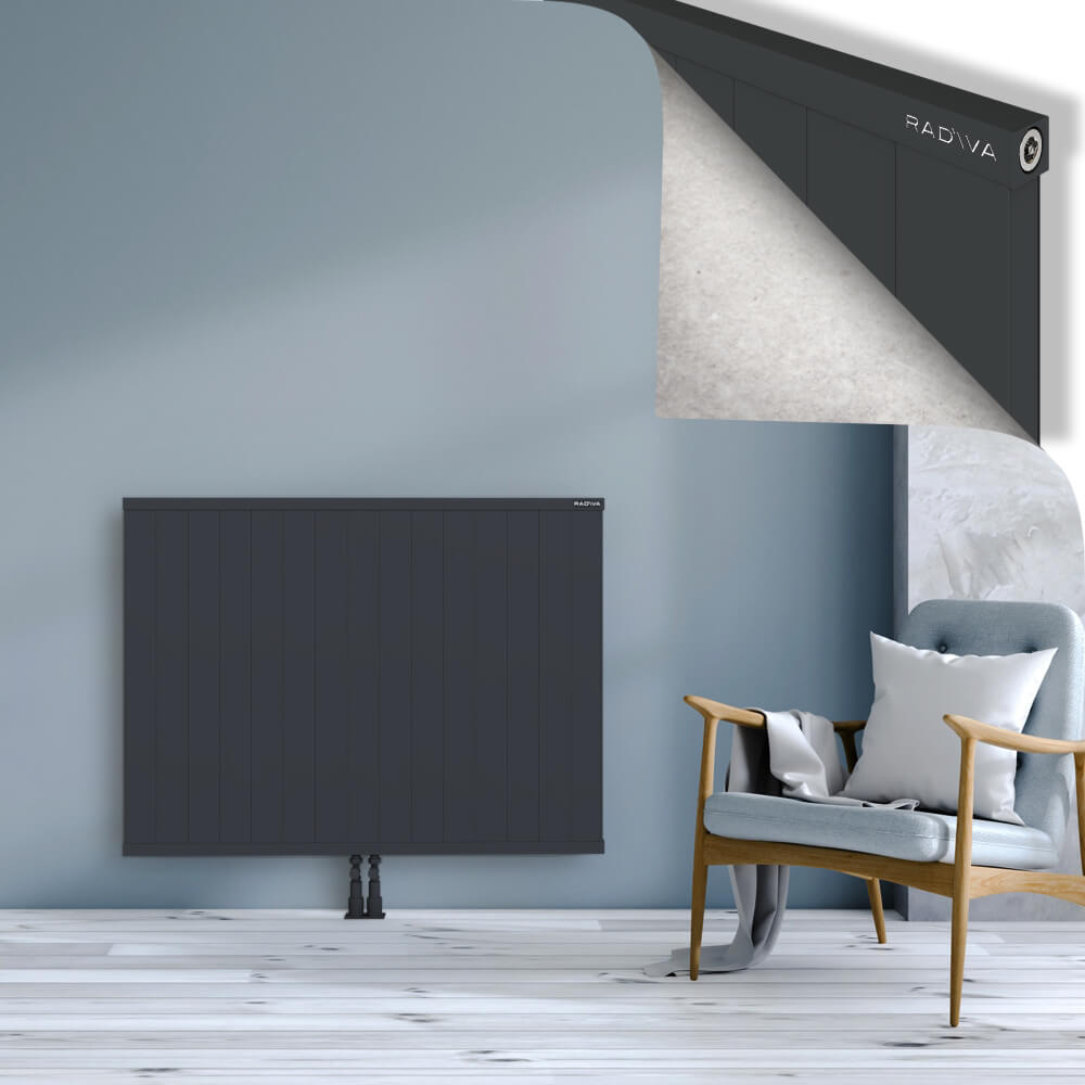 Rio Dekoratif Alüminyum Radyatör 900x1504 Koyu Antrasit - 2