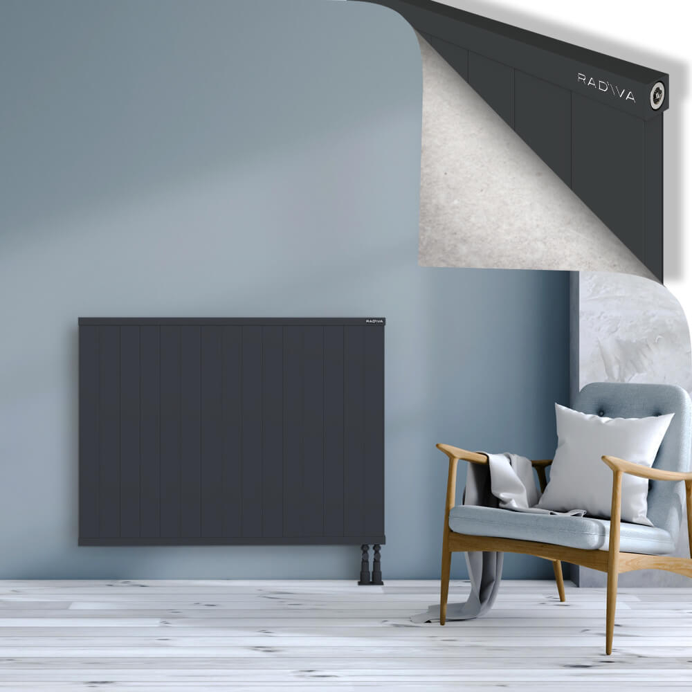 Rio Dekoratif Alüminyum Radyatör 900x1504 Koyu Antrasit - 3