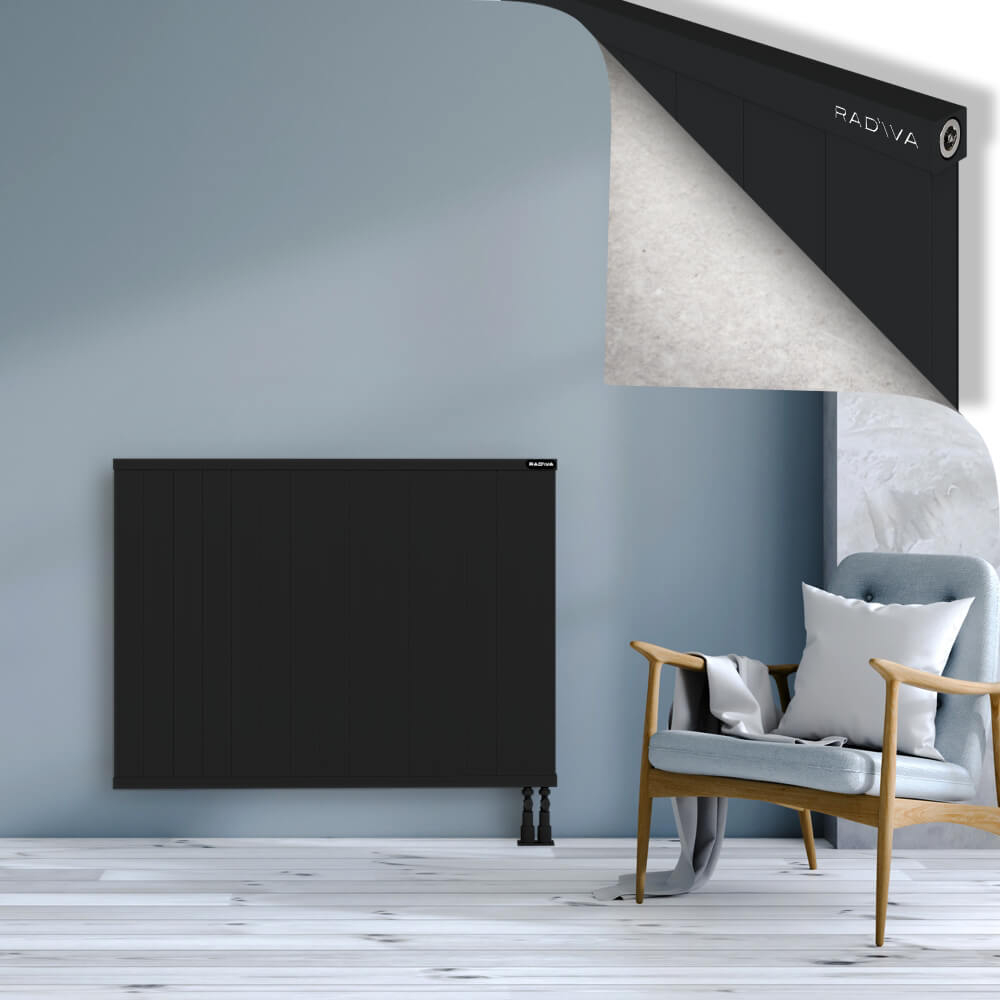 Rio Dekoratif Alüminyum Radyatör 900x1504 Siyah - 3