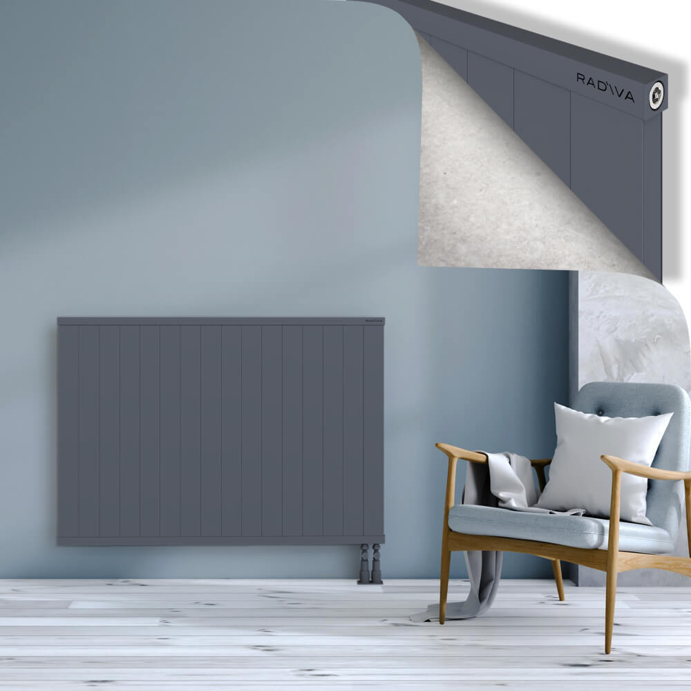 Rio Dekoratif Alüminyum Radyatör 900x1604 Antrasit - 3