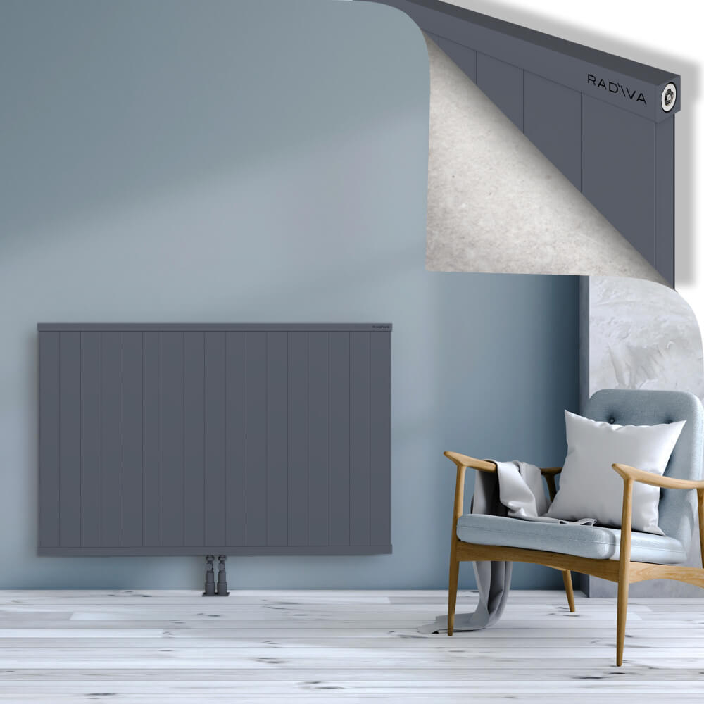 Rio Dekoratif Alüminyum Radyatör 900x1704 Antrasit - 2