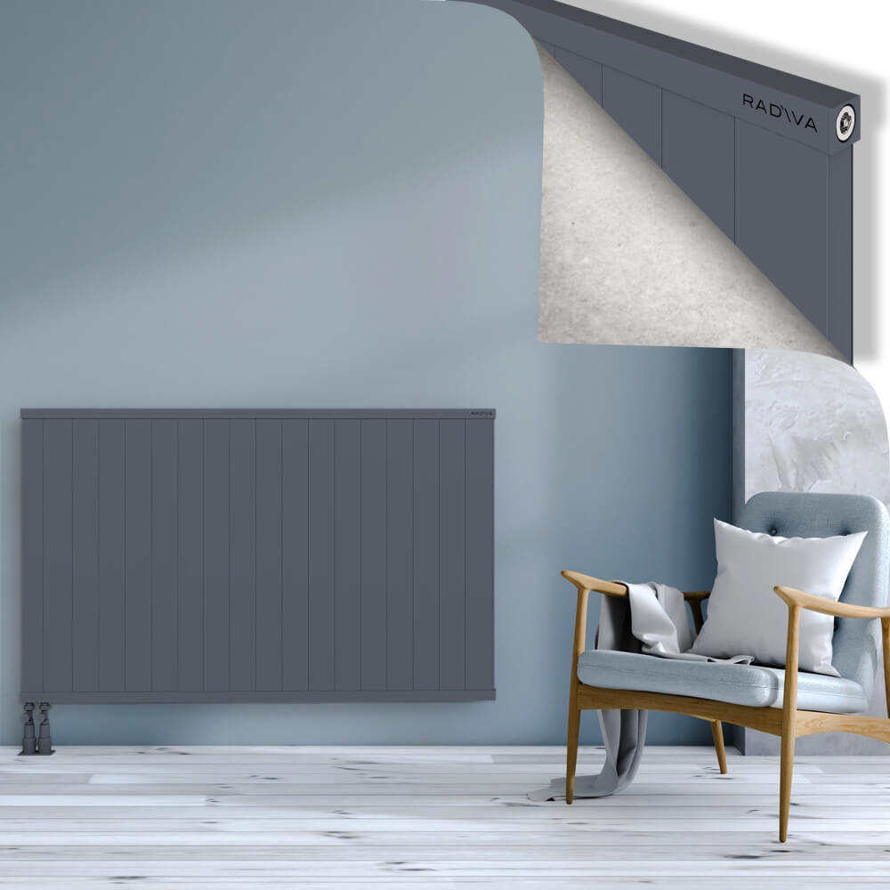 Rio Dekoratif Alüminyum Radyatör 900x1804 Antrasit - 4
